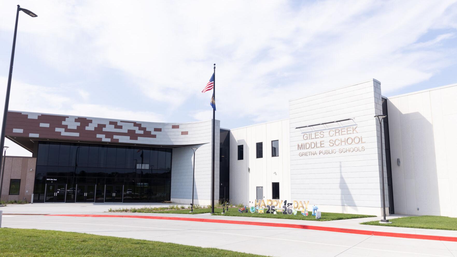 Photos: Giles Creek Middle School prepares to open new building for the beginning of the 2025-26 school year.